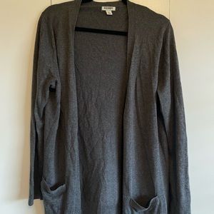 Cozy charcoal cardigan!